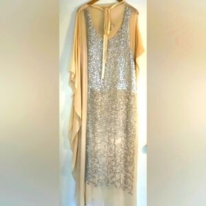 KAFTAN APPLIQUES LIMITED EDITION CONTRASTING DRESS ZARA